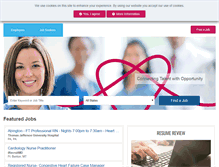 Tablet Screenshot of careers.aahfn.org